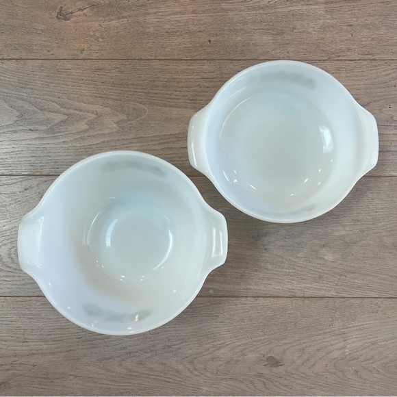 Vintage Anchor Hocking Meadow Green FireKing Dishes Set of 2 - Picture 5 of 15